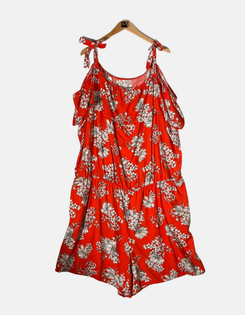 Orange Dress with Flowers FM